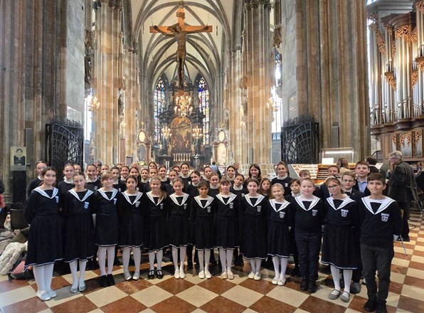 Uršuline zvjezdice na kongresu „Pueri cantores“ u Beču 